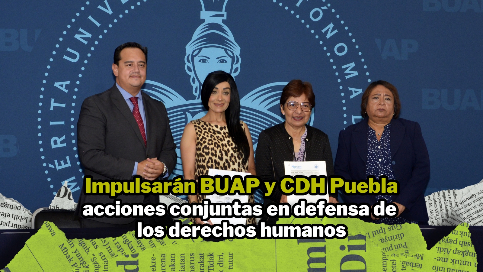 BUAP y CDH Puebla firman alianza para fortalecer la cultura de paz y ...